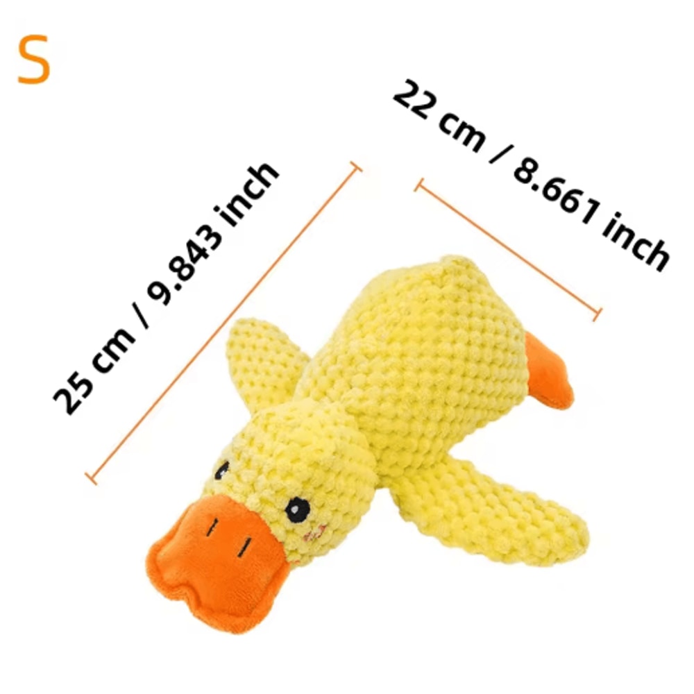 Plush Squeaky Dog Toy For Teething Puppies Interactive Chew Boredom Relief Toy 3
