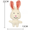 Plush Squeaky Dog Toy For Teething Puppies Interactive Chew Boredom Relief Toy 5