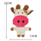 Plush Squeaky Dog Toy For Teething Puppies Interactive Chew Boredom Relief Toy 6