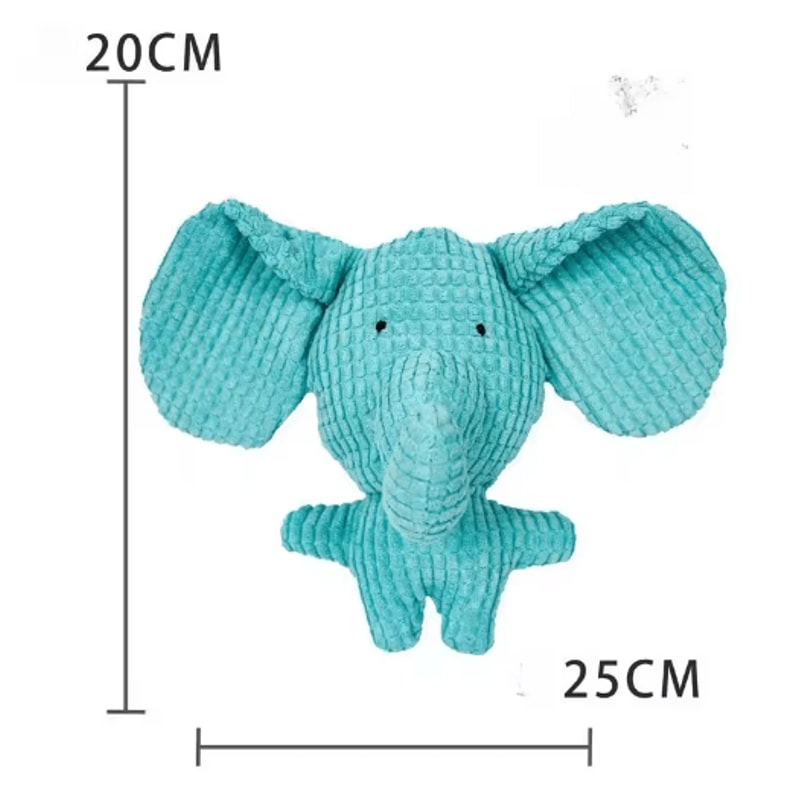 Plush Squeaky Dog Toy For Teething Puppies Interactive Chew Boredom Relief Toy 7
