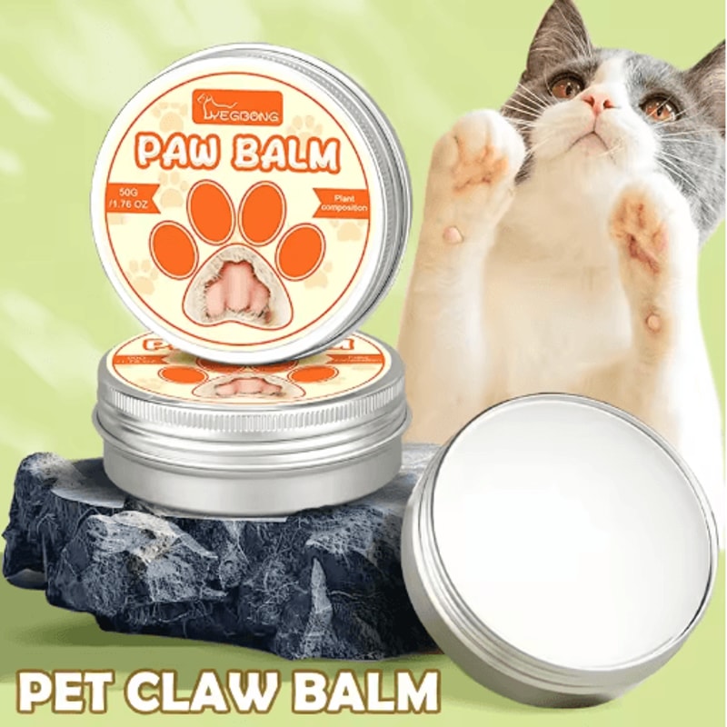 Natural Pet Paw Balm Moisturizing Wax For Dogs Cats Paw Protection Cream For Dry Cracked Paws 5