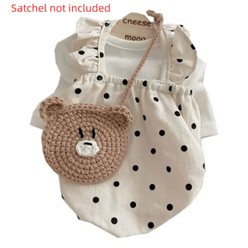 Cute Polka Dot Pet Dress Shirt For Dogs Cats Sweet Puppy Skirt Outfit 7