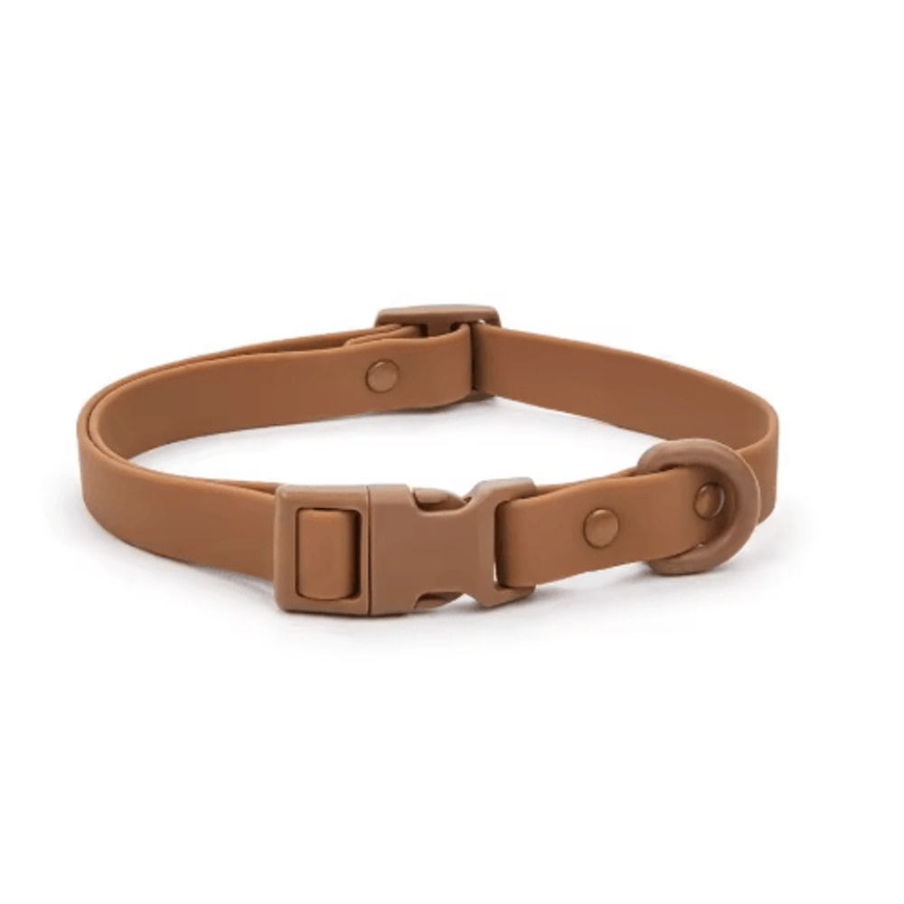 Waterproof Adjustable Pet Collar With Safety Buckle Rustproof Outdoor Dog Cat Collar 1