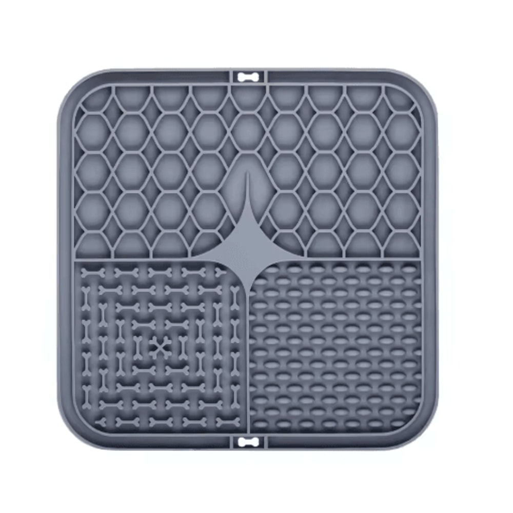 Silicone Dog Lick Mat AntiSlip Slow Feeder Bath Distraction Training Mat 3