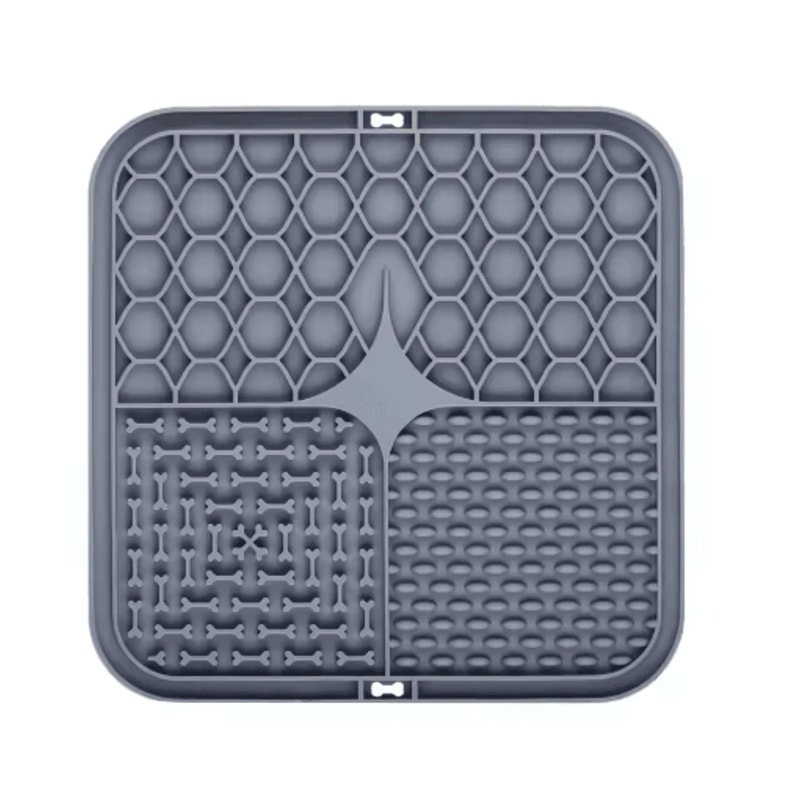 Silicone Dog Lick Mat AntiSlip Slow Feeder Bath Distraction Training Mat 3