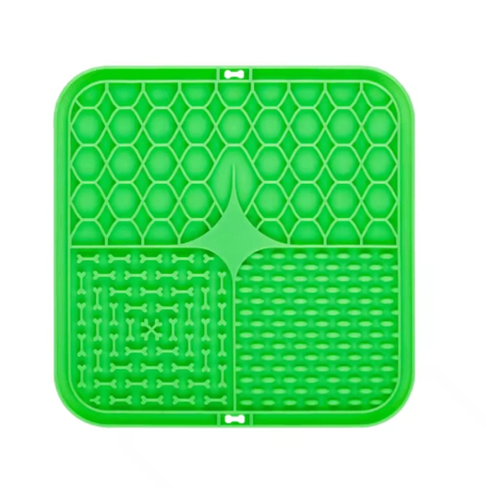 Silicone Dog Lick Mat AntiSlip Slow Feeder Bath Distraction Training Mat 4