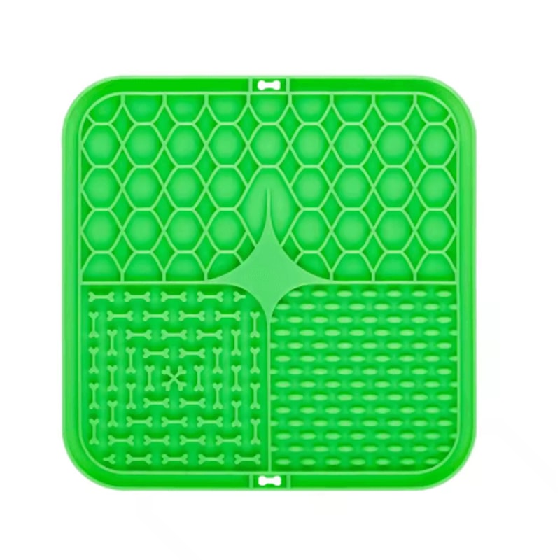 Silicone Dog Lick Mat AntiSlip Slow Feeder Bath Distraction Training Mat 4