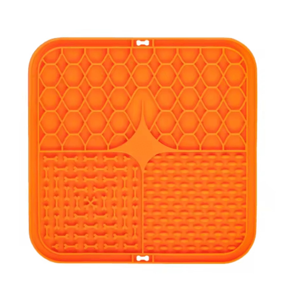 Silicone Dog Lick Mat AntiSlip Slow Feeder Bath Distraction Training Mat 5