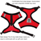 Soft Breathable Mesh Pet Harness Leash Set For Dogs Puppies Cats 12