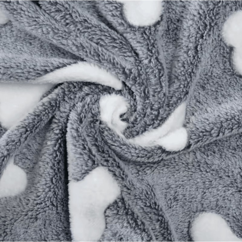 Soft Cozy Pet Bed Mat With Bone Star Avocado Prints For Dogs Cats 6