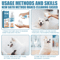 YEGBONG NoRinse Pet Dry Shampoo Gentle Odor Neutralizing Foam For Dogs Cats 6