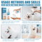 YEGBONG NoRinse Pet Dry Shampoo Gentle Odor Neutralizing Foam For Dogs Cats 6