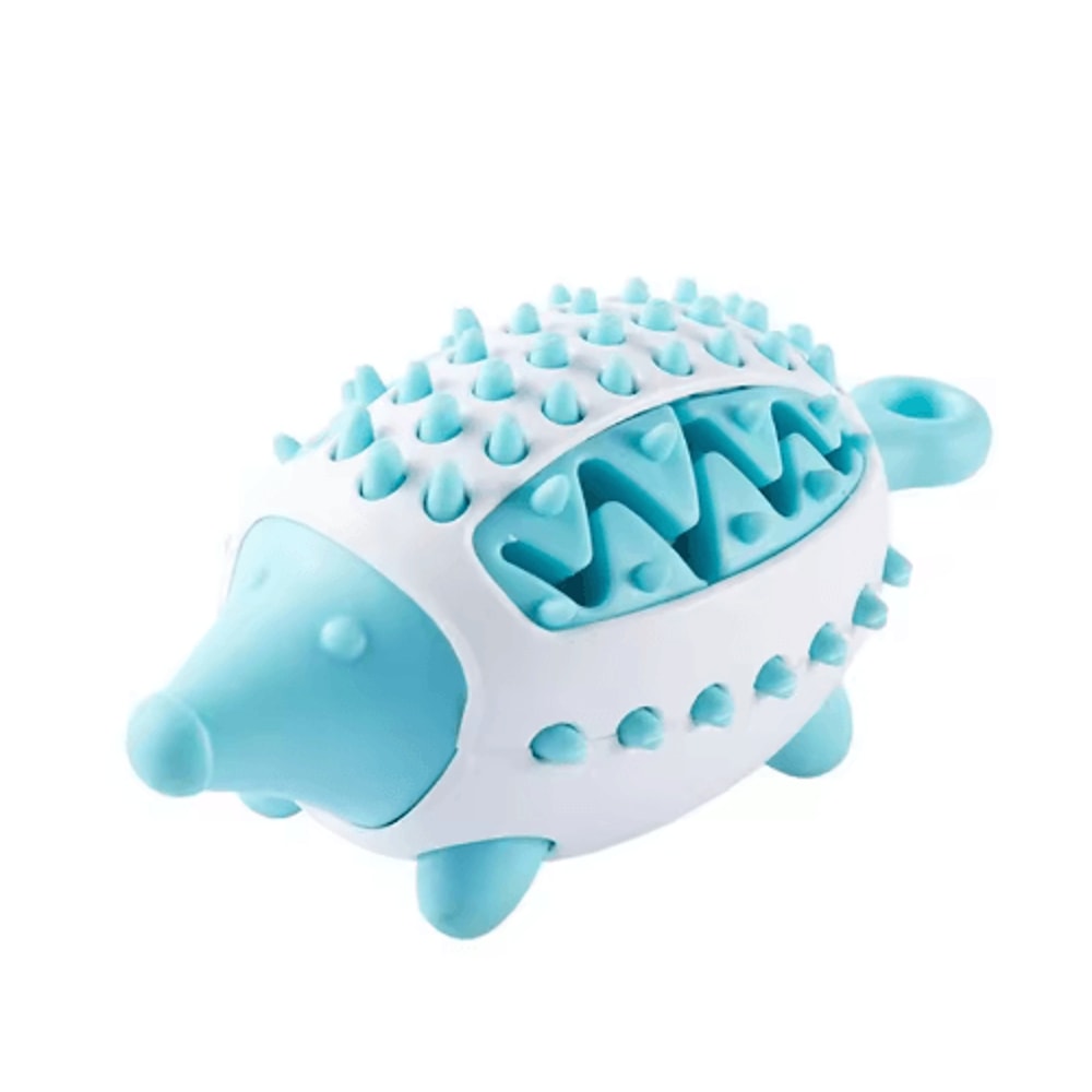 Hedgehog Treat Dispensing Dog Toy Teeth Grinding Slow Feeding Interactive Ball 1