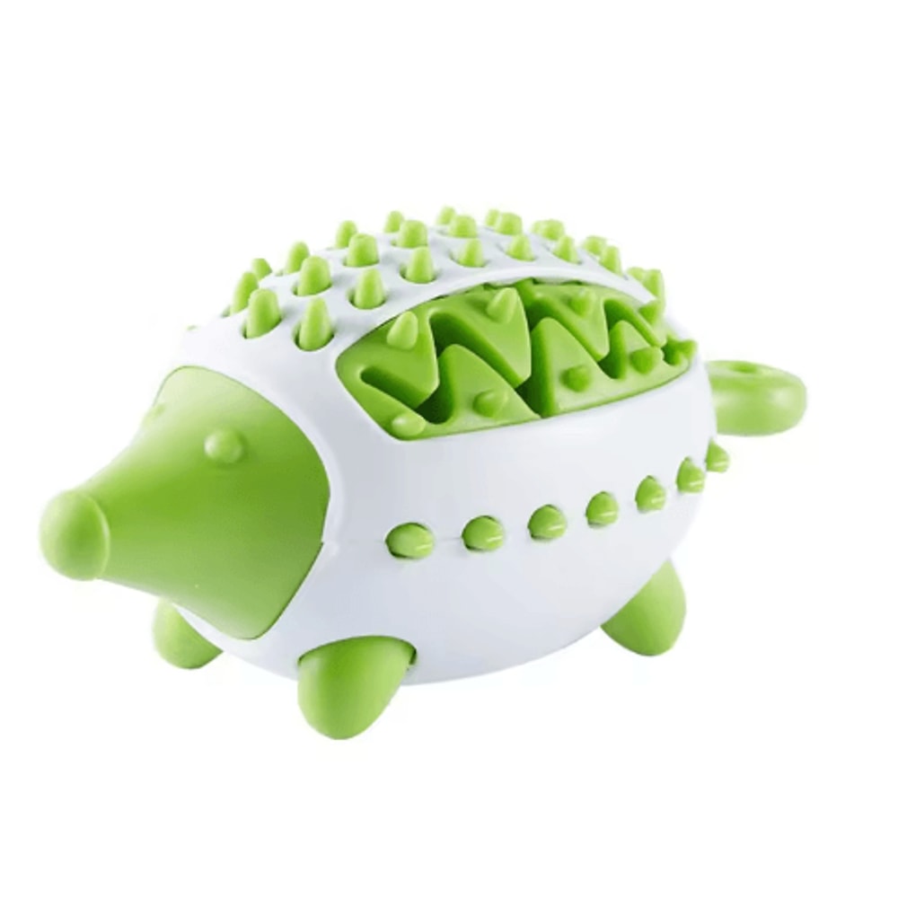 Hedgehog Treat Dispensing Dog Toy Teeth Grinding Slow Feeding Interactive Ball 2