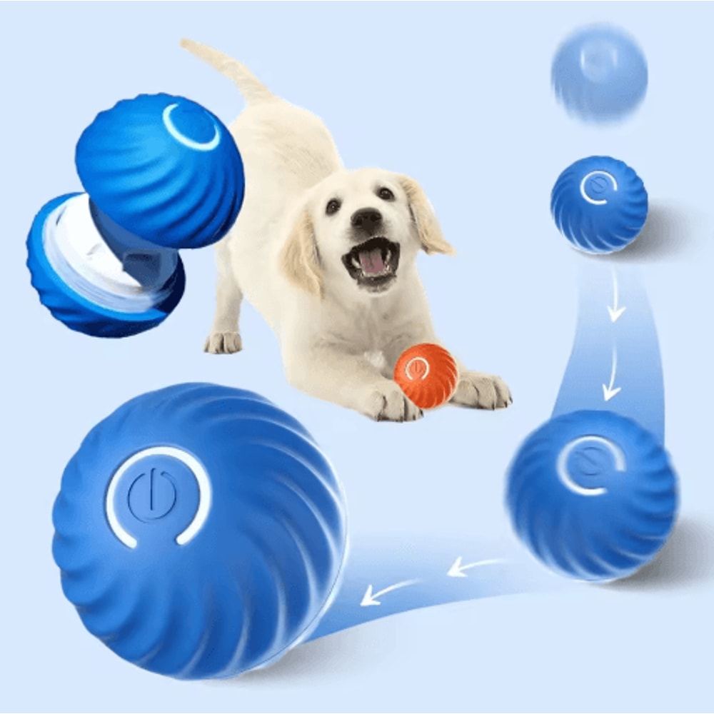 Smart Interactive Rolling Ball Toy For Dogs Cats Automatic Jumping Pet Entertainment Ball 0