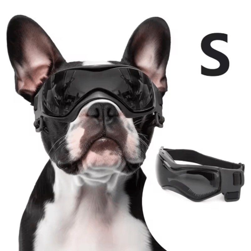 Adjustable Dog Sunglasses With UV Protection Windproof Pet Goggles For Small Medium Dogs 0