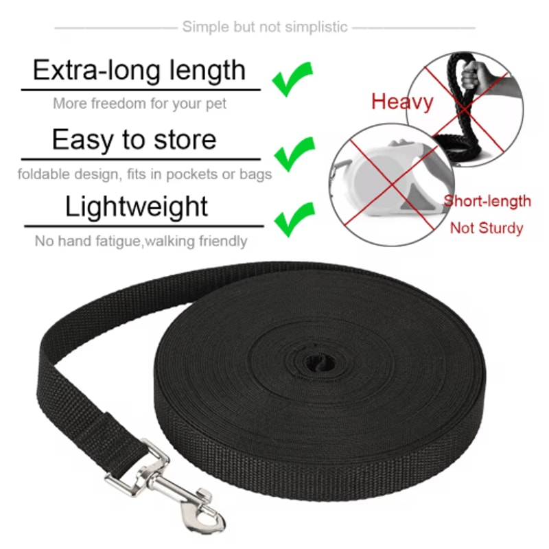 Strong Nylon Long Pet Leash Outdoor Training And Traction Rope For Dogs Cats 5