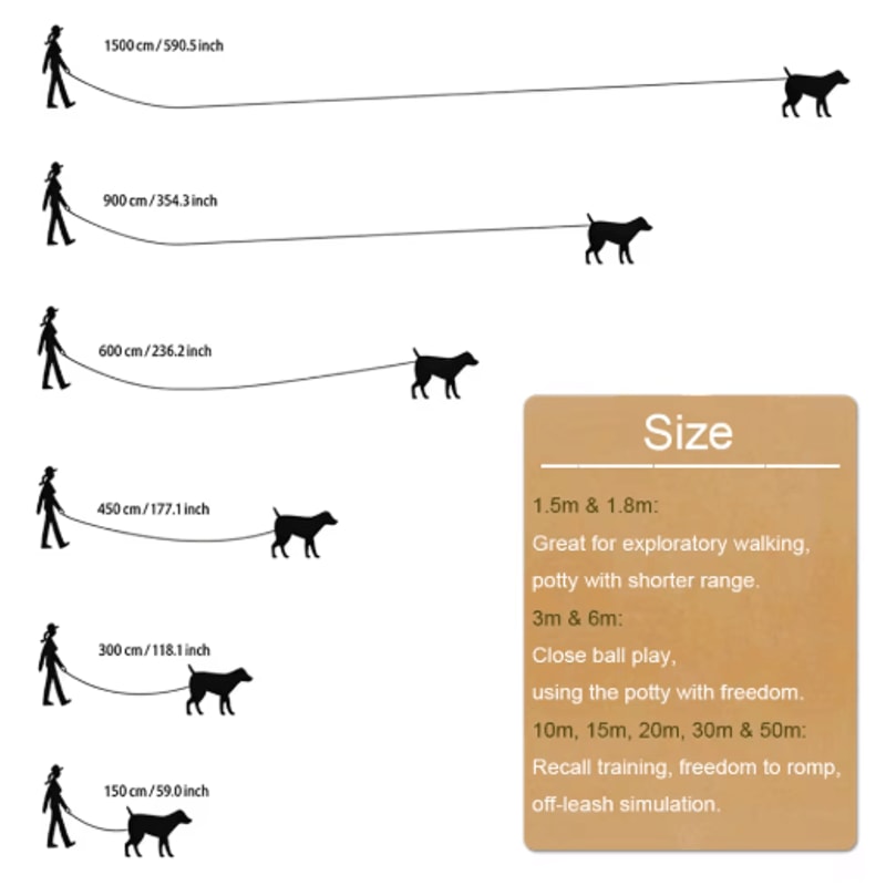 Strong Nylon Long Pet Leash Outdoor Training And Traction Rope For Dogs Cats 6