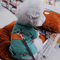 Denim Dog Jacket Harness Outfit With D Ring Leash Hook For Small Medium Dogs 5