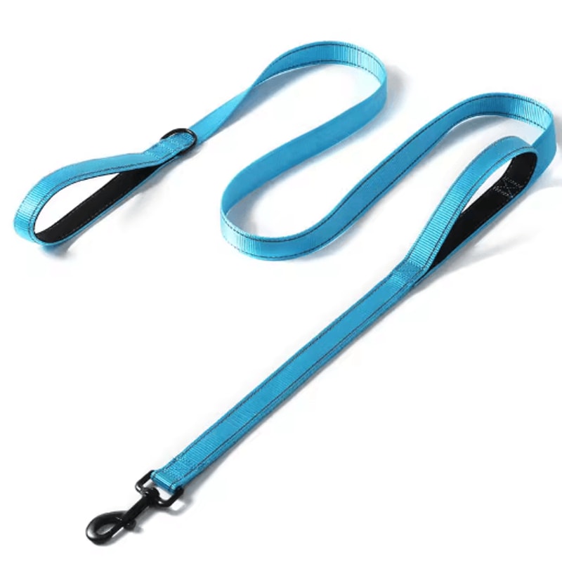 Heavy Duty Double Handle Dog Leash For Training Walking 1