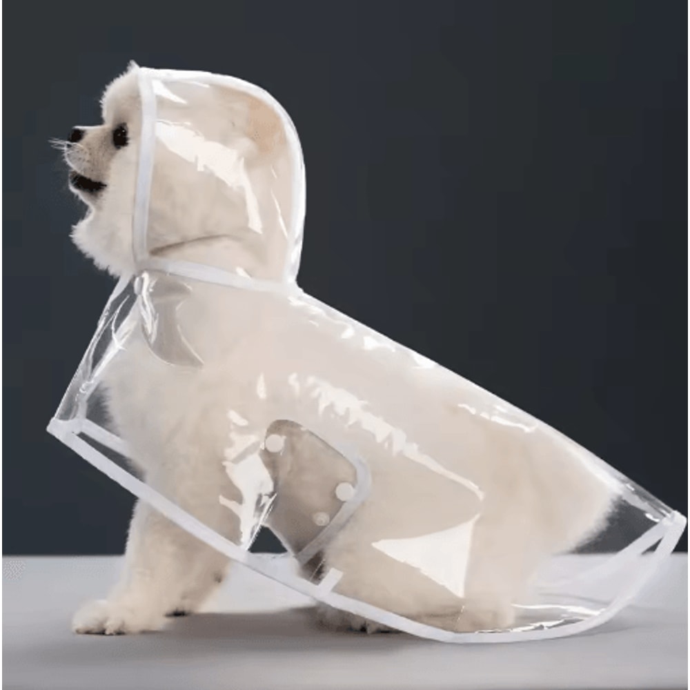 Transparent Waterproof Dog Raincoat For Small Large Dogs XS8XL 5