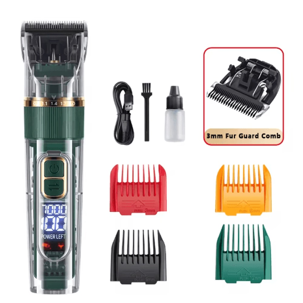 Professional Rechargeable Dog Clipper Pet Grooming Trimmer For Dogs Cats 4