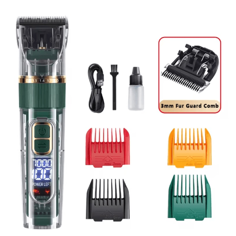 Professional Rechargeable Dog Clipper Pet Grooming Trimmer For Dogs Cats 4