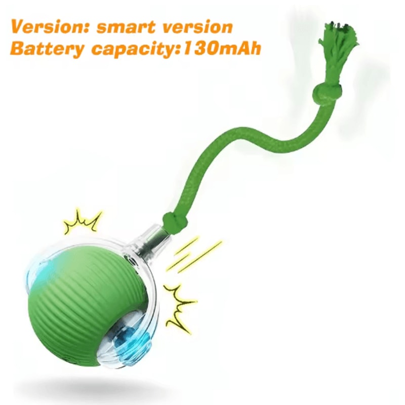 Smart Automatic Rolling Dog Ball Rechargeable Interactive Toy For Puppies Dogs 2