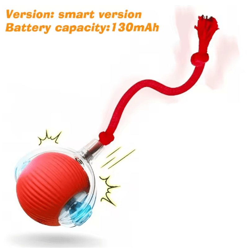 Smart Automatic Rolling Dog Ball Rechargeable Interactive Toy For Puppies Dogs 3
