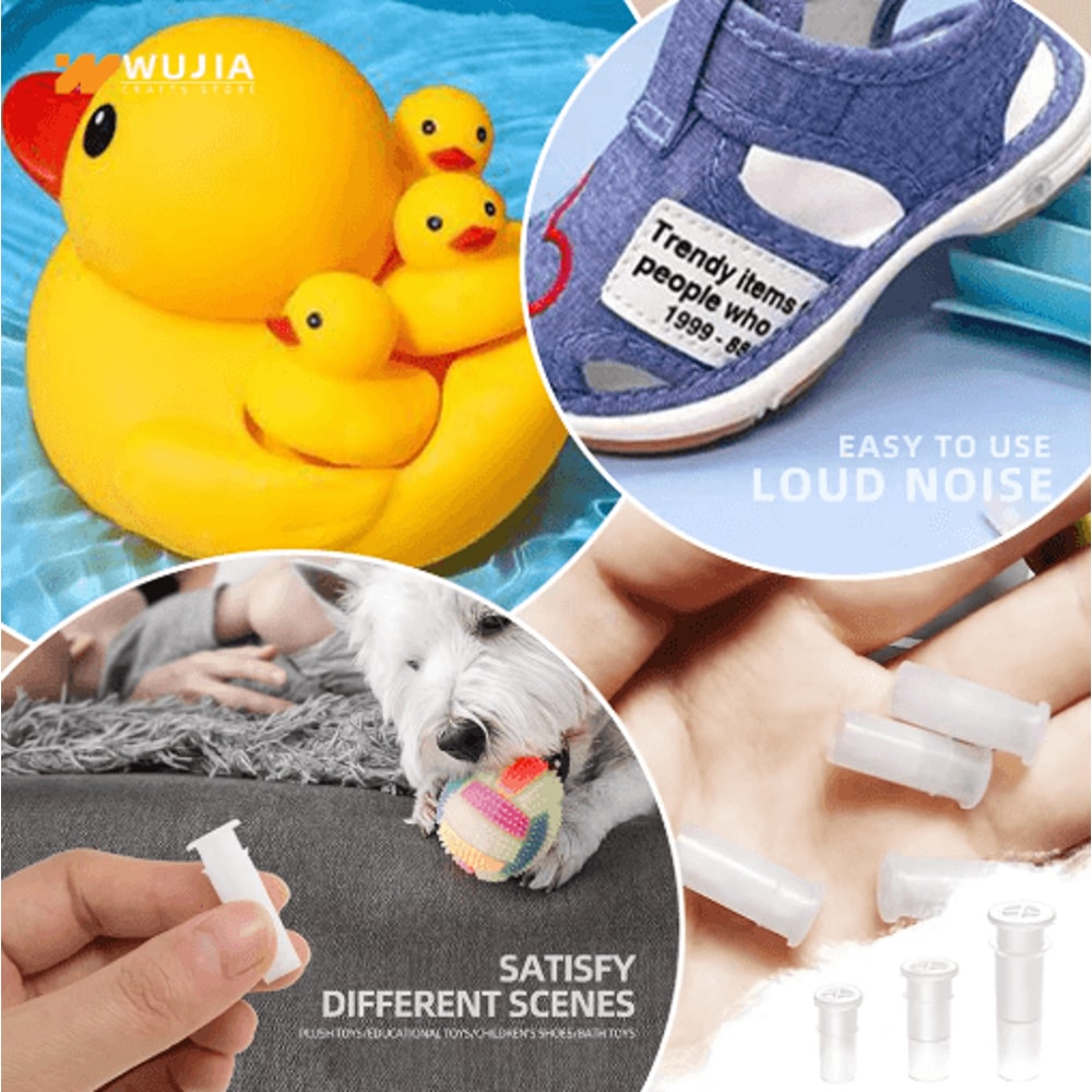 Plastic Squeaky Toy Whistle Inserts Replacement Noise Makers For Pet Toys 6