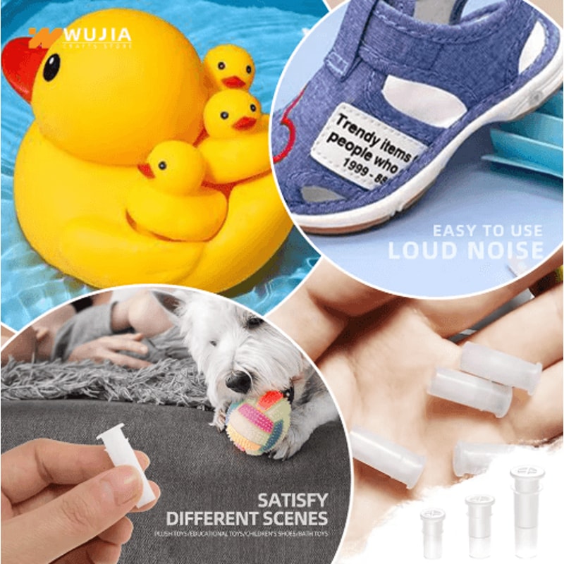 Plastic Squeaky Toy Whistle Inserts Replacement Noise Makers For Pet Toys 6