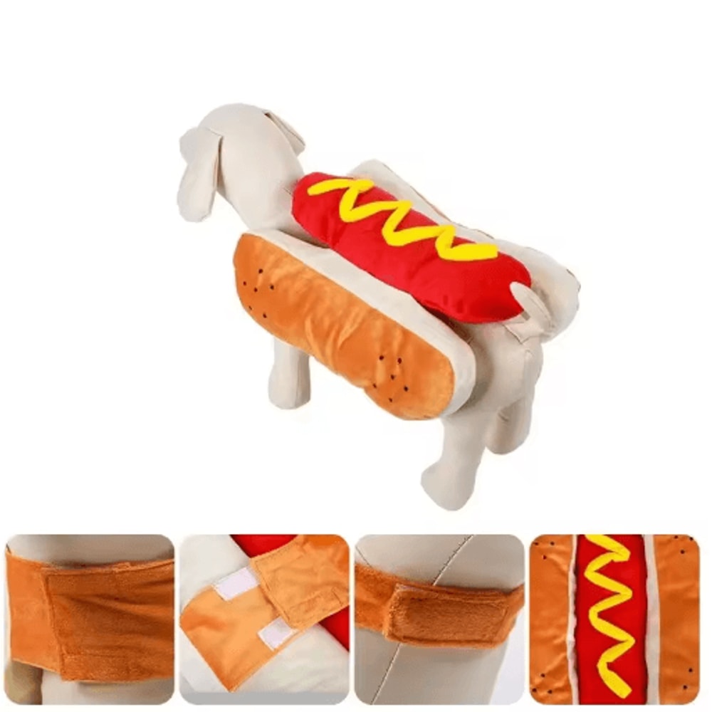 Funny Holiday Pet Costume Adjustable Cosplay Outfit For Dogs Cats 2