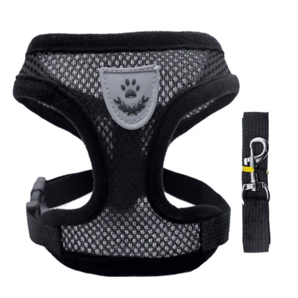 Breathable Summer Dog Harness Leash Set Lightweight Pet Chest Vest For Small Dogs Cats 9