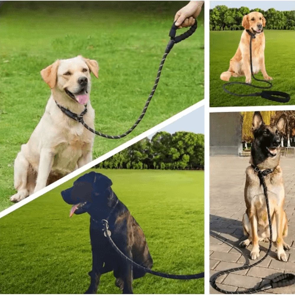 Strong AntiPull Dog Leash Durable Slip Rope Leash For Safe Walking 10