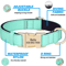 Personalized Waterproof Dog Collar Soft Padded Engraved Nylon Collar For Dogs 11