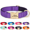 Personalized Waterproof Dog Collar Soft Padded Engraved Nylon Collar For Dogs 0