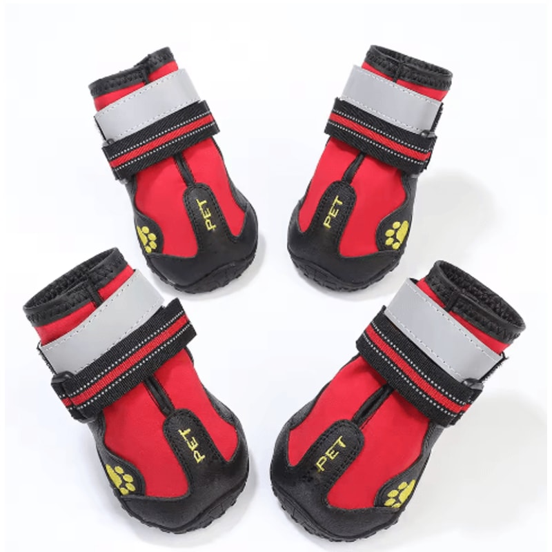 Reflective Waterproof Dog Boots AntiSkid Winter Shoes For Medium Large Dogs 1