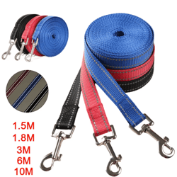 reflective nylon dog leash – durable training & walking rope for dogs