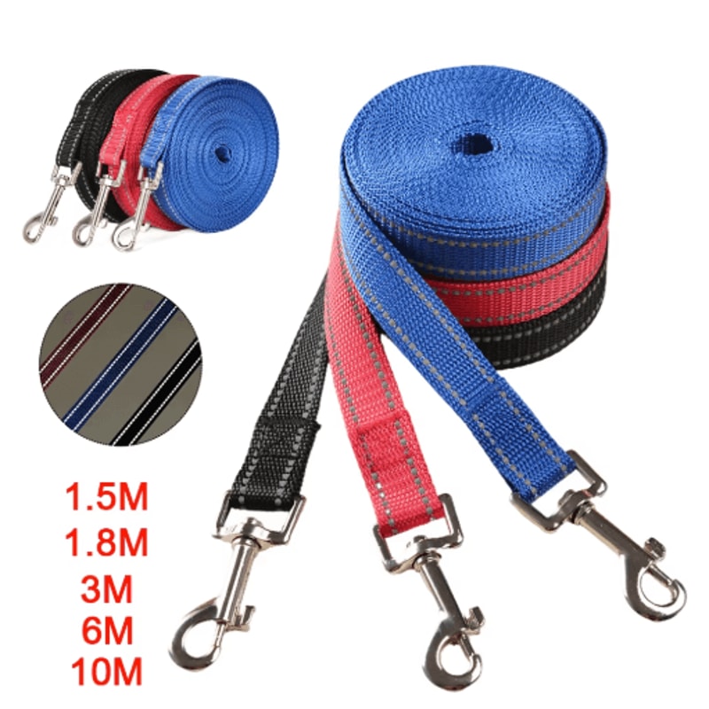 Reflective Nylon Dog Leash Durable Training Walking Rope For Dogs 0