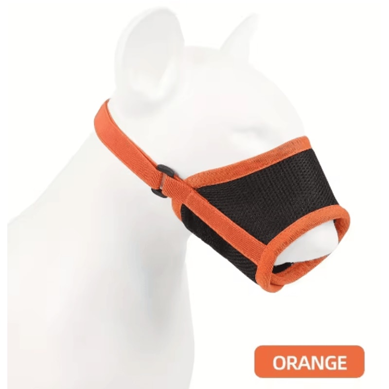 Breathable Dog Muzzle Mask Adjustable Mesh Safety Mask For Dogs 1