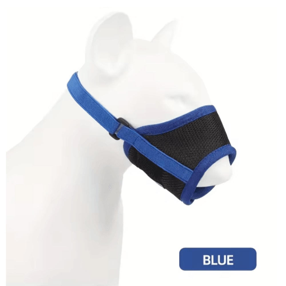 Breathable Dog Muzzle Mask Adjustable Mesh Safety Mask For Dogs 2