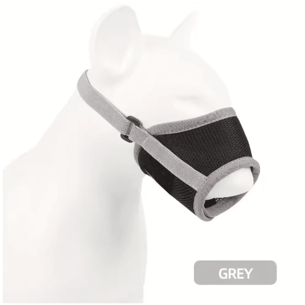 Breathable Dog Muzzle Mask Adjustable Mesh Safety Mask For Dogs 3