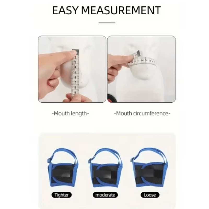 Breathable Dog Muzzle Mask Adjustable Mesh Safety Mask For Dogs 4