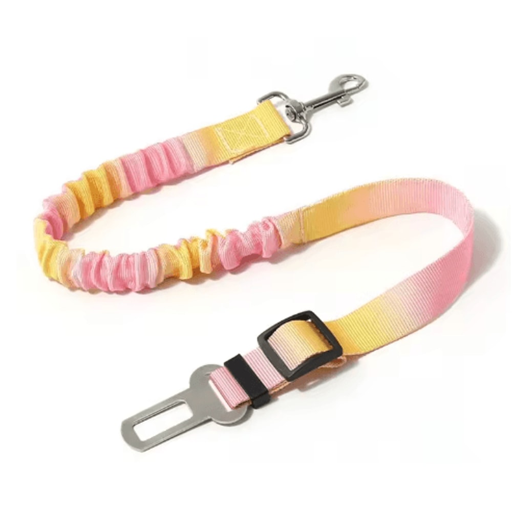 Adjustable Car Safety Buckle Dog Leash Gradient Pet Seat Belt For Safe Travel 1