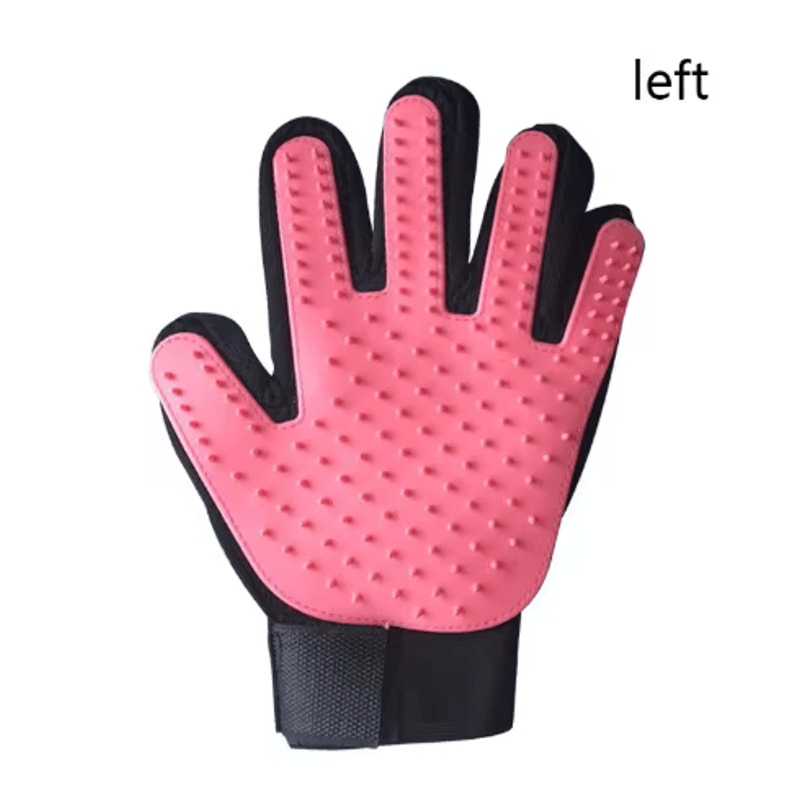 Pet Grooming Glove Brush Gentle Deshedding Massage Hair Remover For Dogs And Cats 1