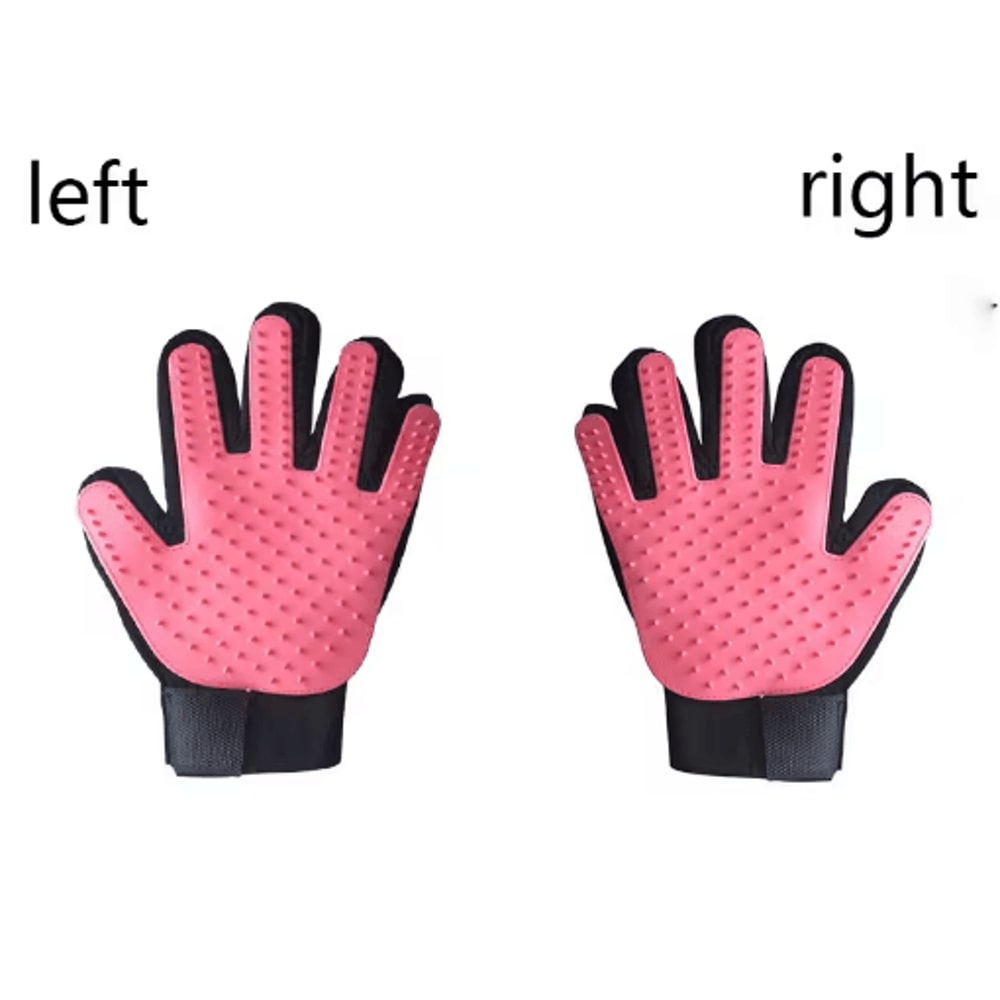 Pet Grooming Glove Brush Gentle Deshedding Massage Hair Remover For Dogs And Cats 2