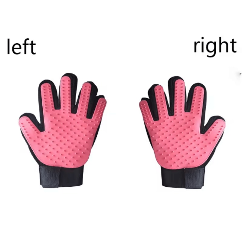 Pet Grooming Glove Brush Gentle Deshedding Massage Hair Remover For Dogs And Cats 2