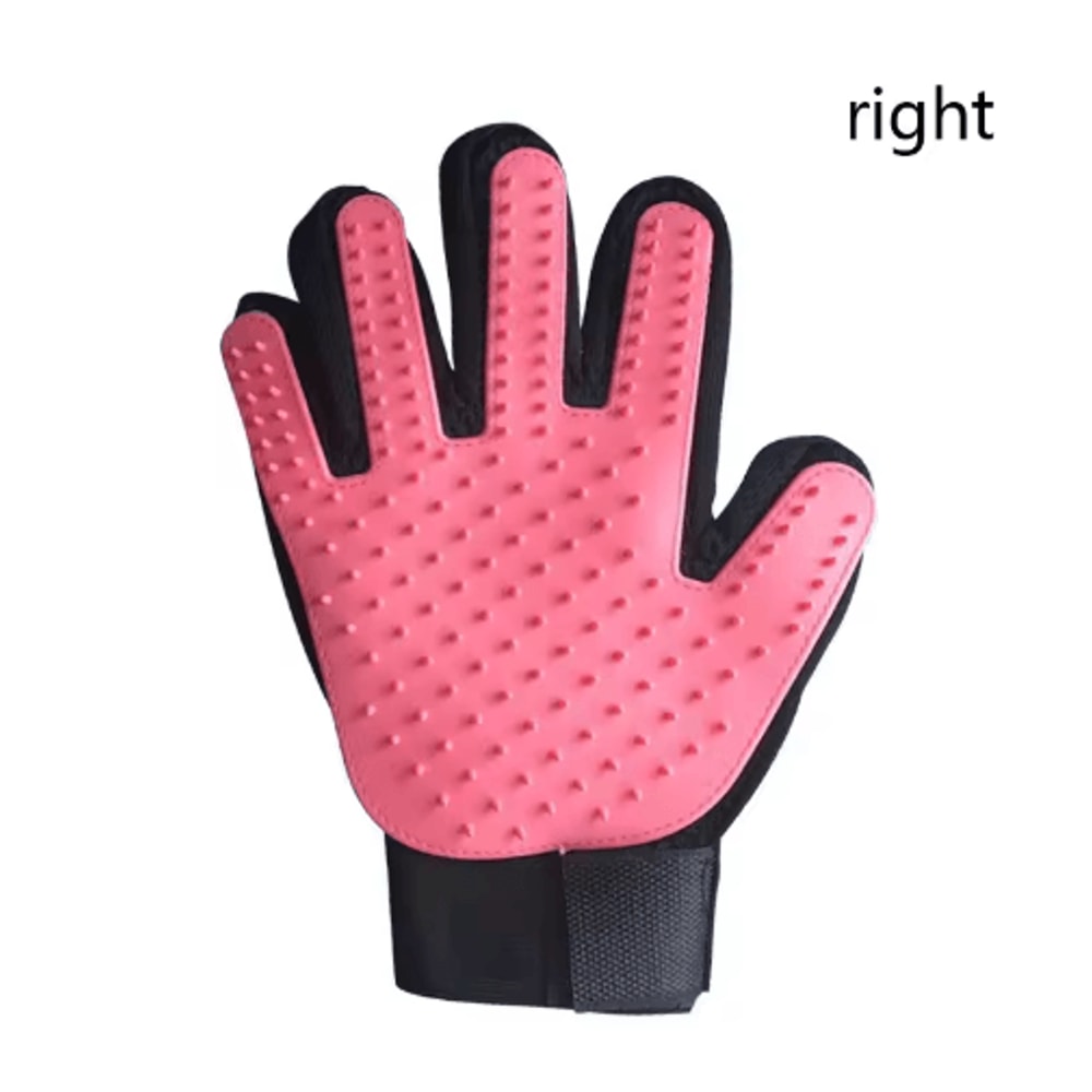 Pet Grooming Glove Brush Gentle Deshedding Massage Hair Remover For Dogs And Cats 3