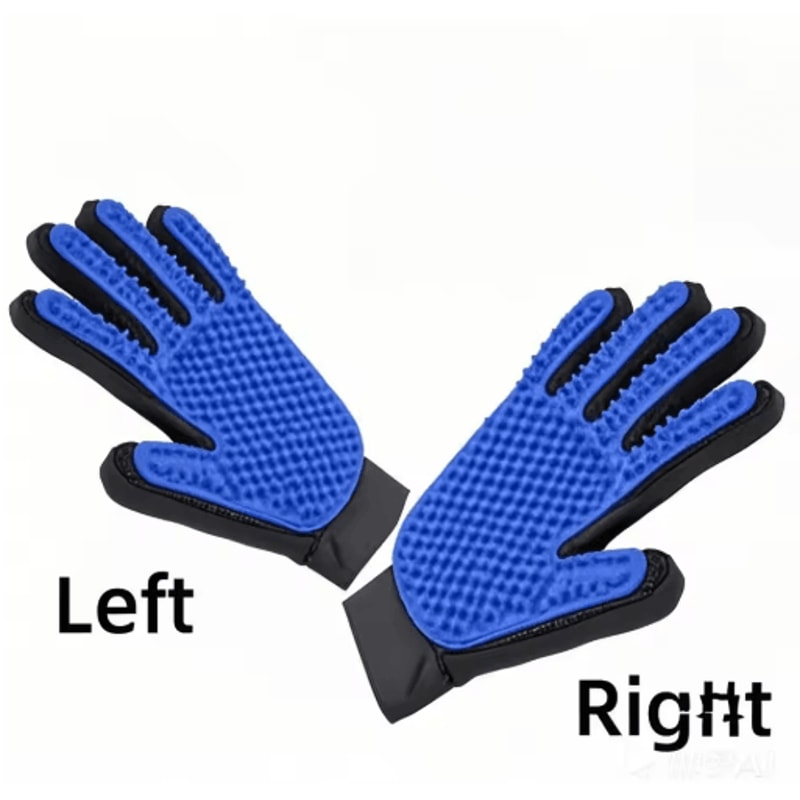 Pet Grooming Glove Brush Gentle Deshedding Massage Hair Remover For Dogs And Cats 5