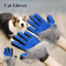 Pet Grooming Glove Brush Gentle Deshedding Massage Hair Remover For Dogs And Cats 0